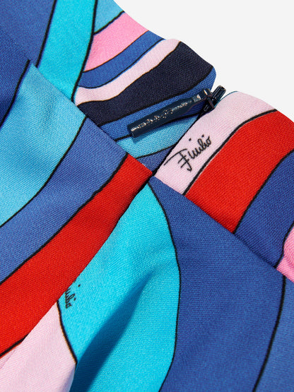 Girls Iride Print Skirt in Multicolour