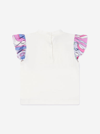 Baby Girls Fontane Jersey Top in Ivory