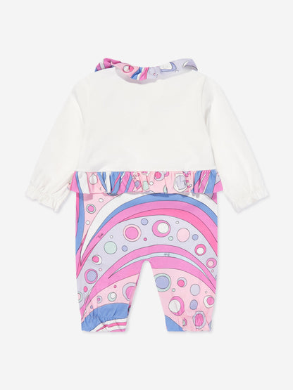 Baby Girls Fontane Romper Set in Ivory