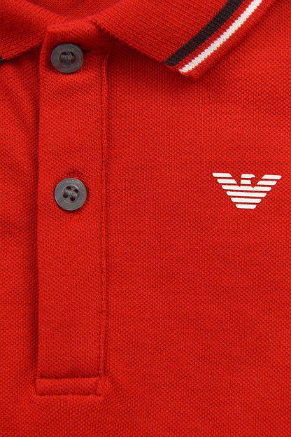 Emporio Armani 男婴徽标 Polo 衫
