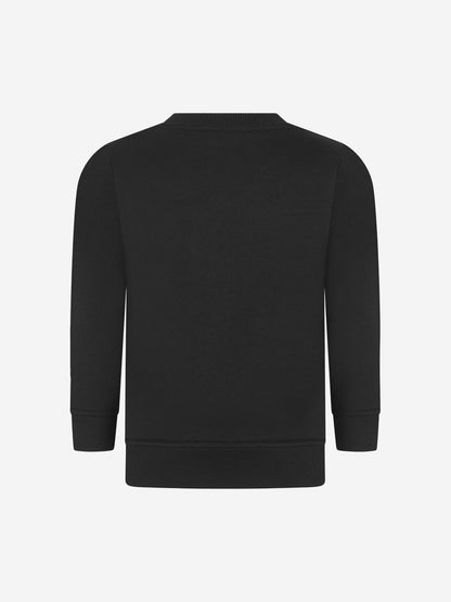 Emporio Armani 男童棉混纺徽标运动衫