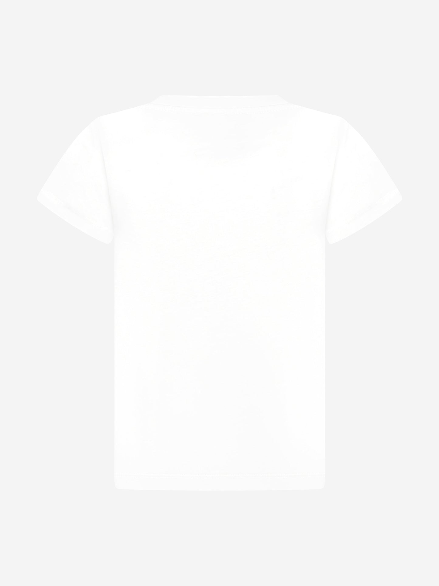 Emporio Armani 男童白色徽标 T 恤