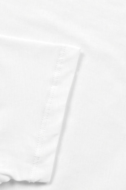 Emporio Armani 男童白色徽标 T 恤