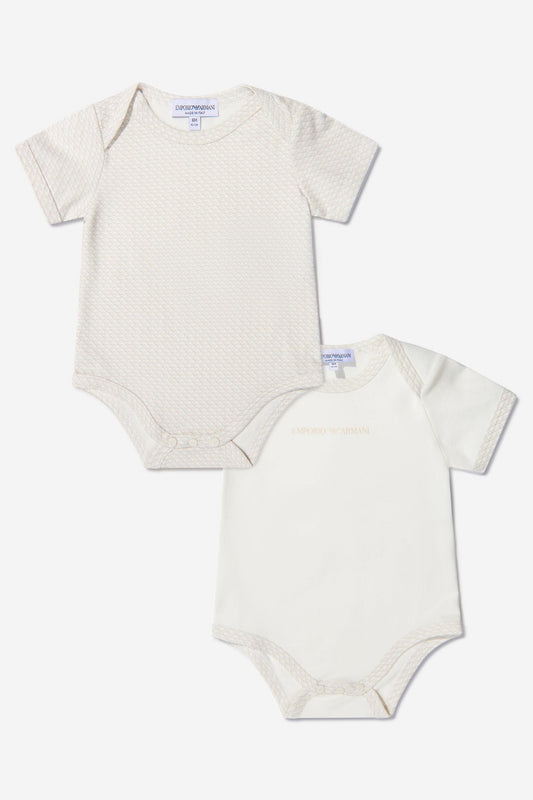 Emporio Armani 婴儿连体衣套装（2 件）