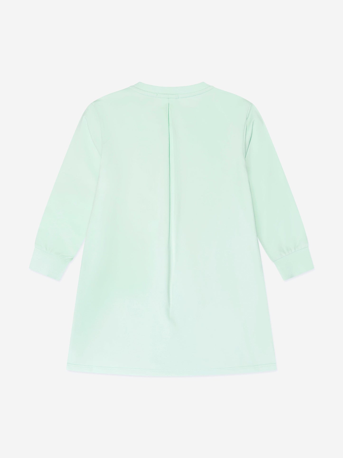 Escada 女童蓝色刺绣徽标毛衣裙