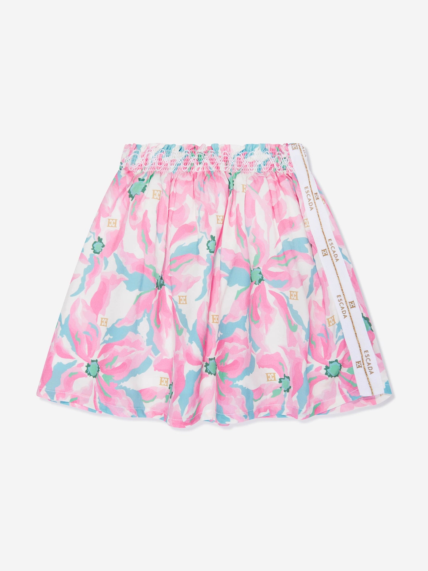 Escada 女婴紫色碎花裙