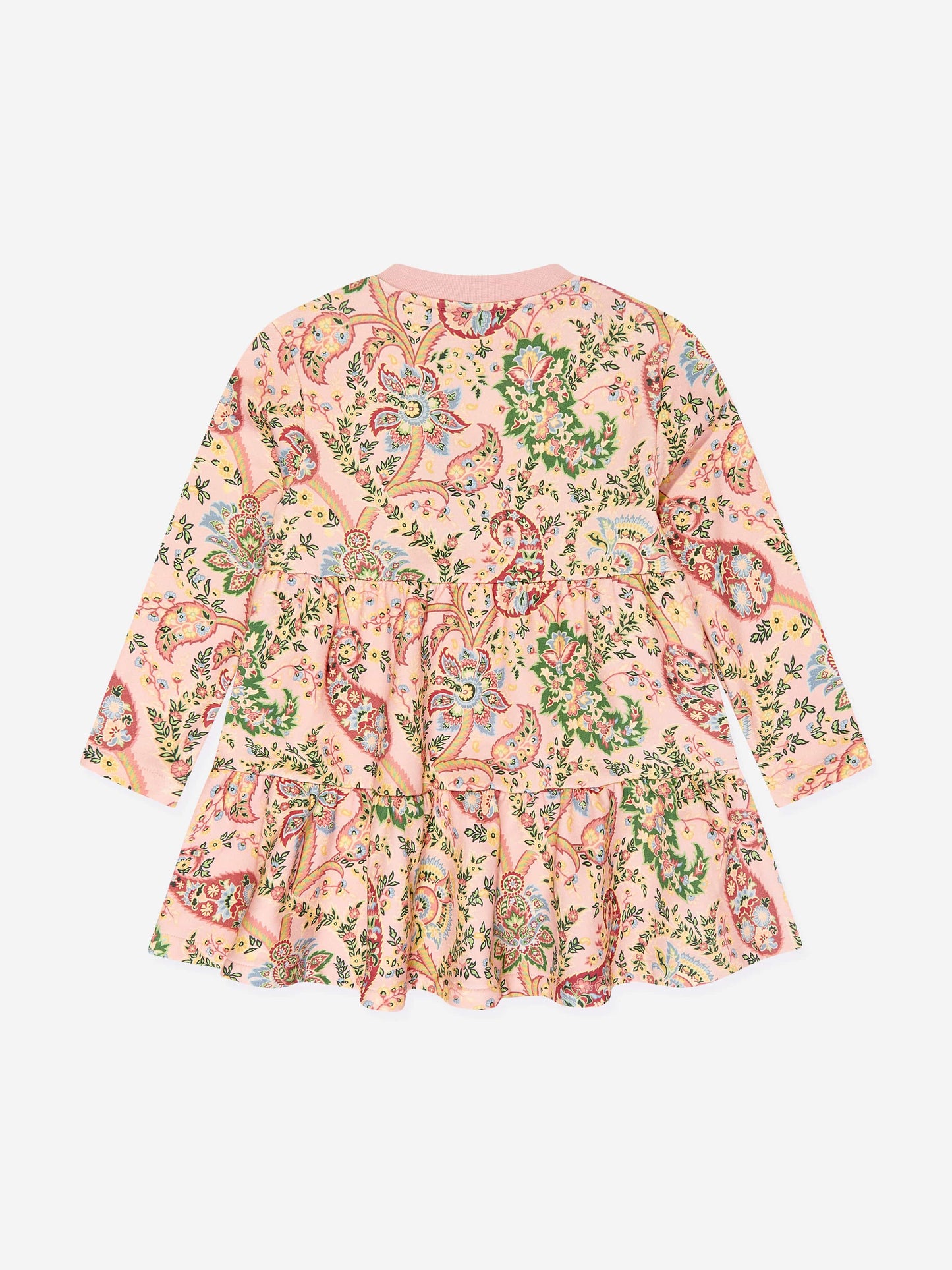 Etro 女童多色佩斯利印花连衣裙