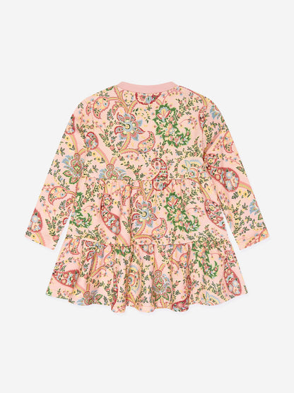 Etro 女童多色佩斯利印花连衣裙