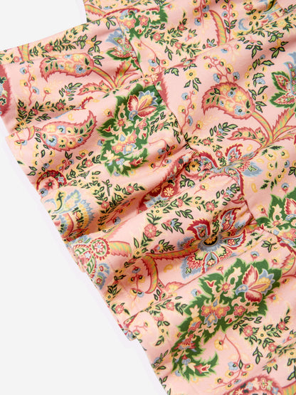 Etro 女童多色佩斯利印花连衣裙