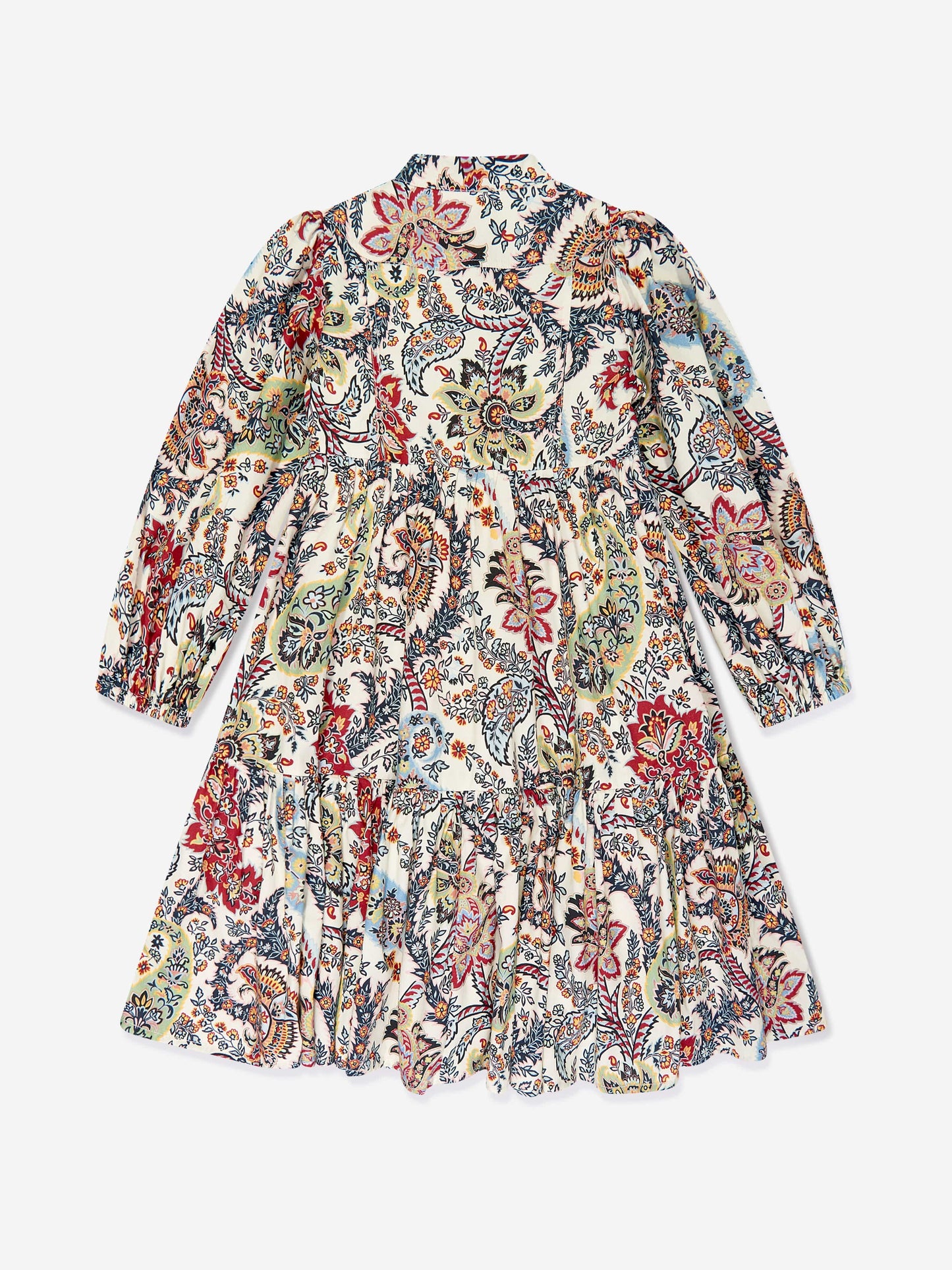 Etro 女童多色佩斯利花卉连衣裙