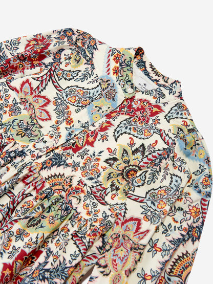Etro 女童多色佩斯利花卉连衣裙