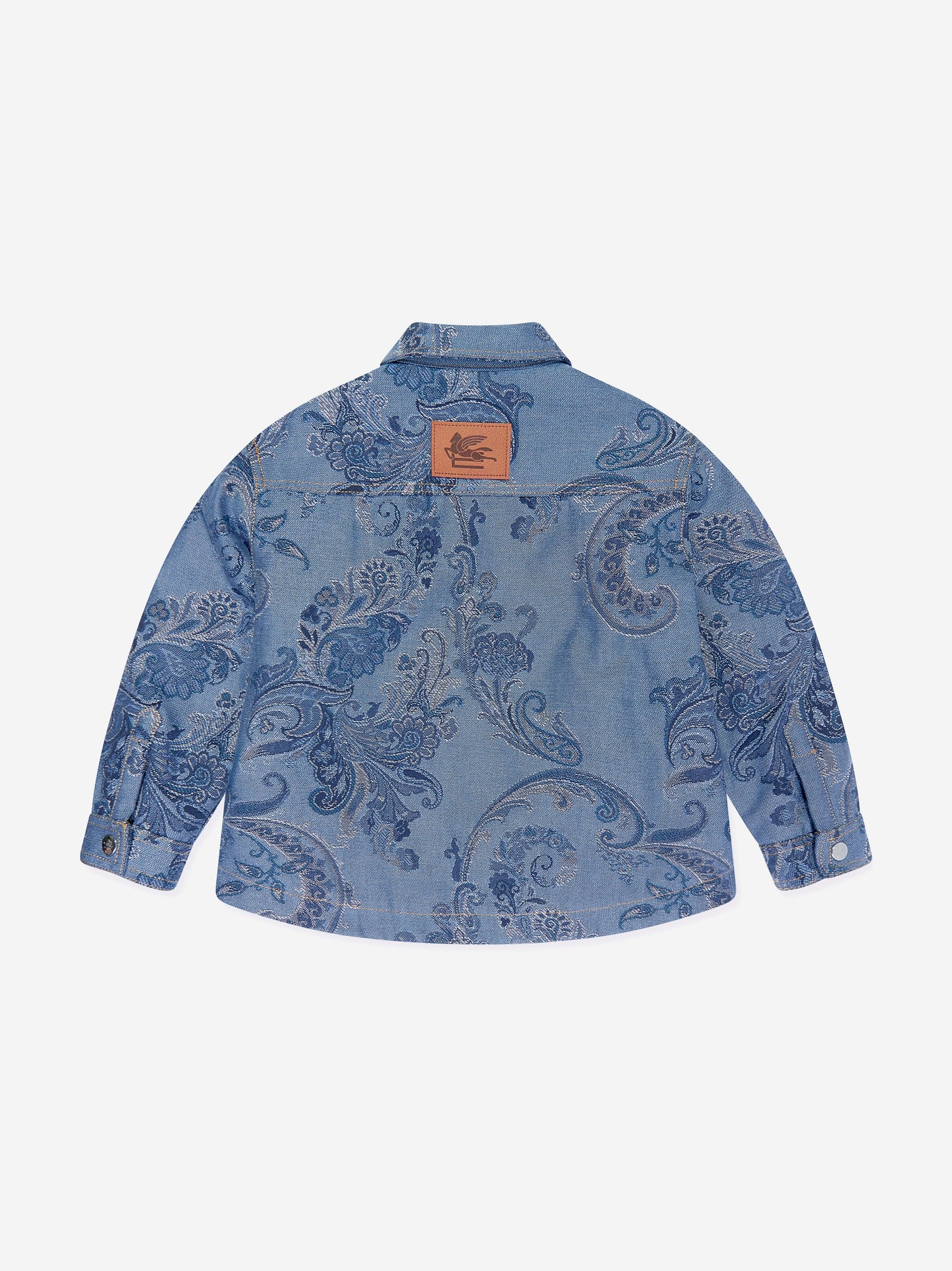 Etro Kids 佩斯利印花夹克 (蓝色)