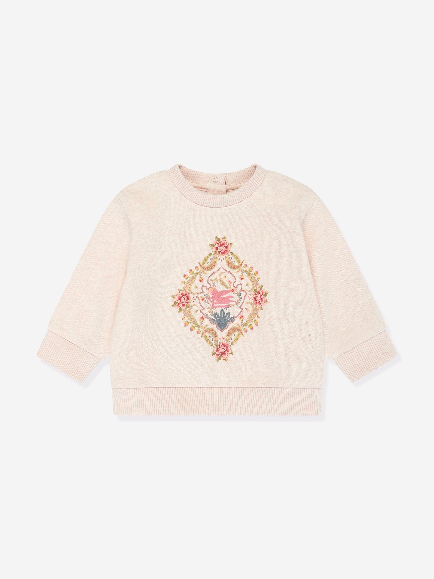 Etro 女婴米色花卉运动衫