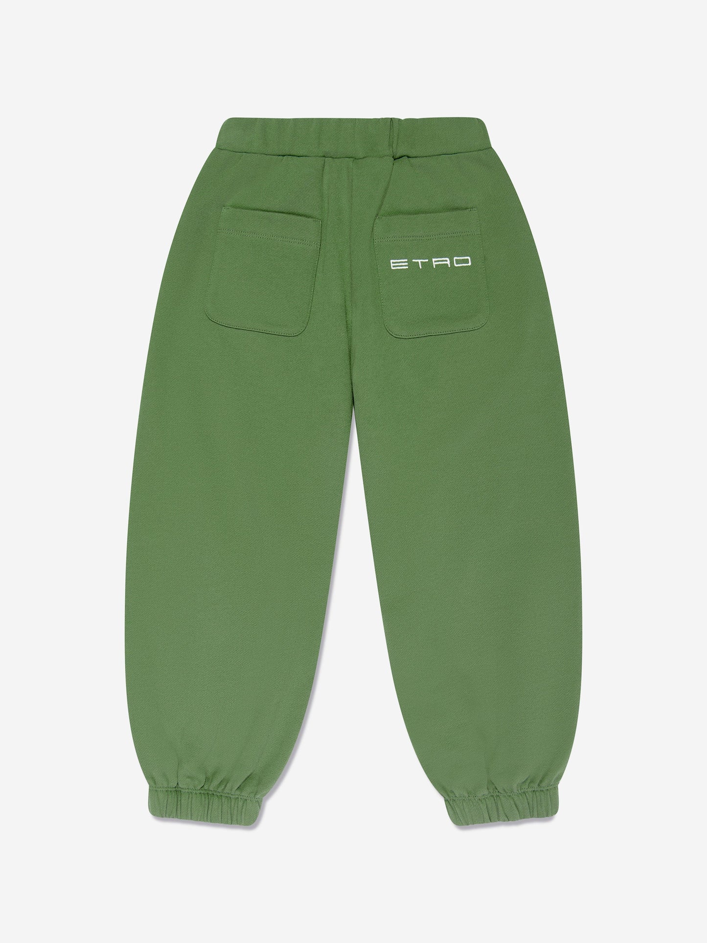 Etro 男童绿色慢跑裤