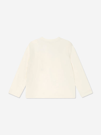 Etro 女童长袖 Pegaso T 恤（象牙色）