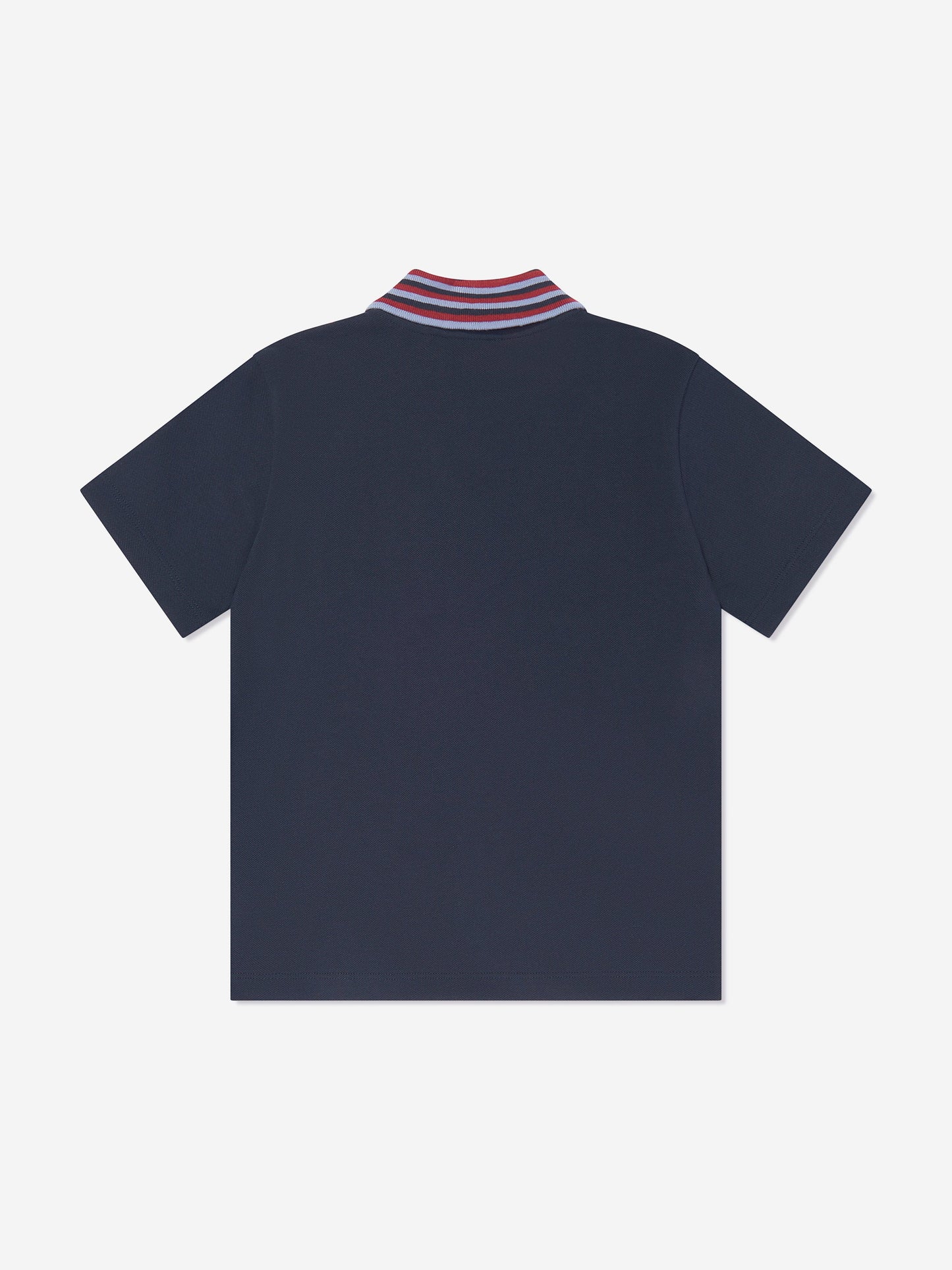 Etro 男童海军蓝条纹领 Polo 衫