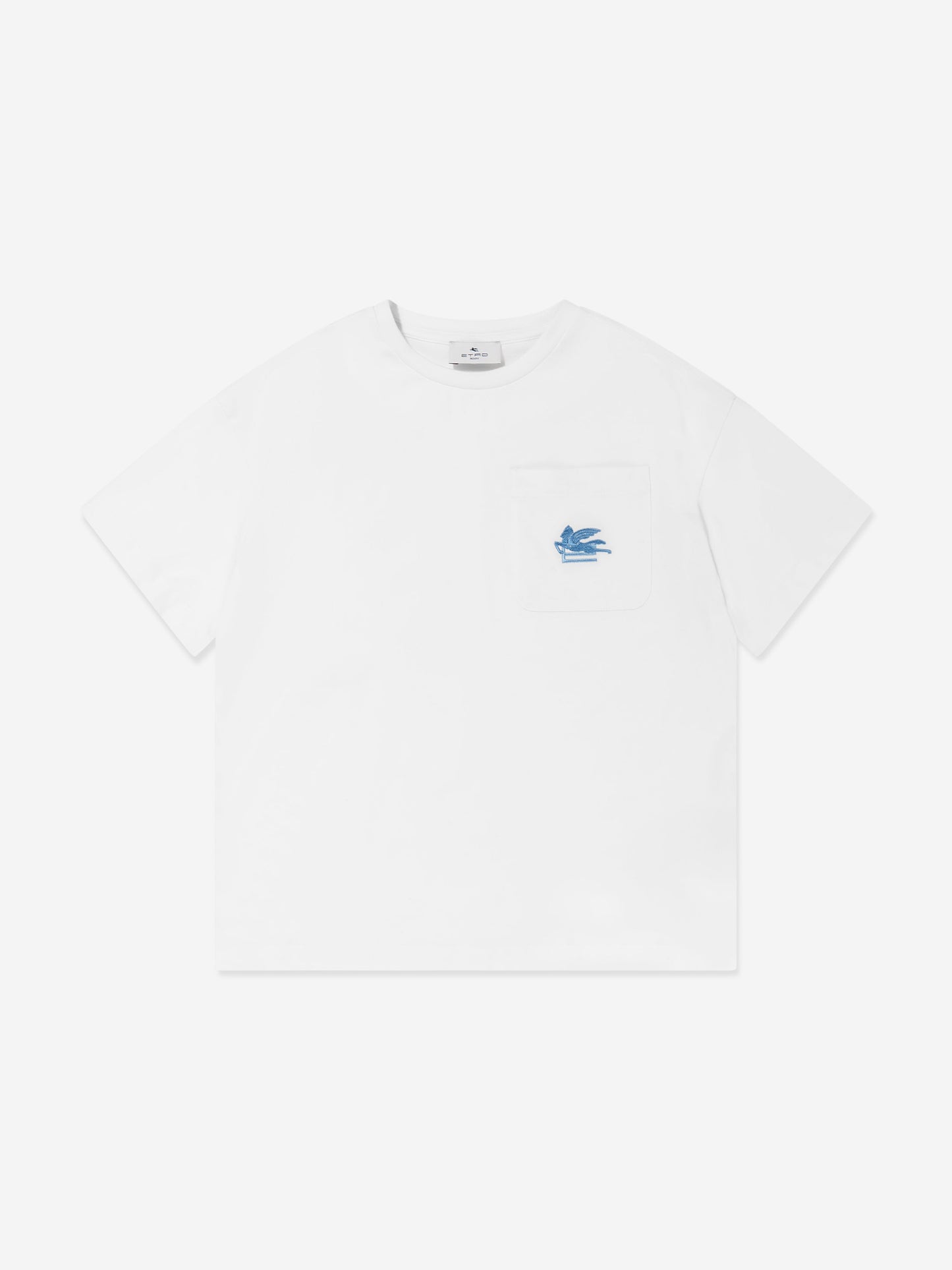 Etro Boys Pegaso Logo T 恤（象牙色）