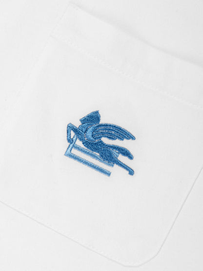 Etro Boys Pegaso Logo T 恤（象牙色）
