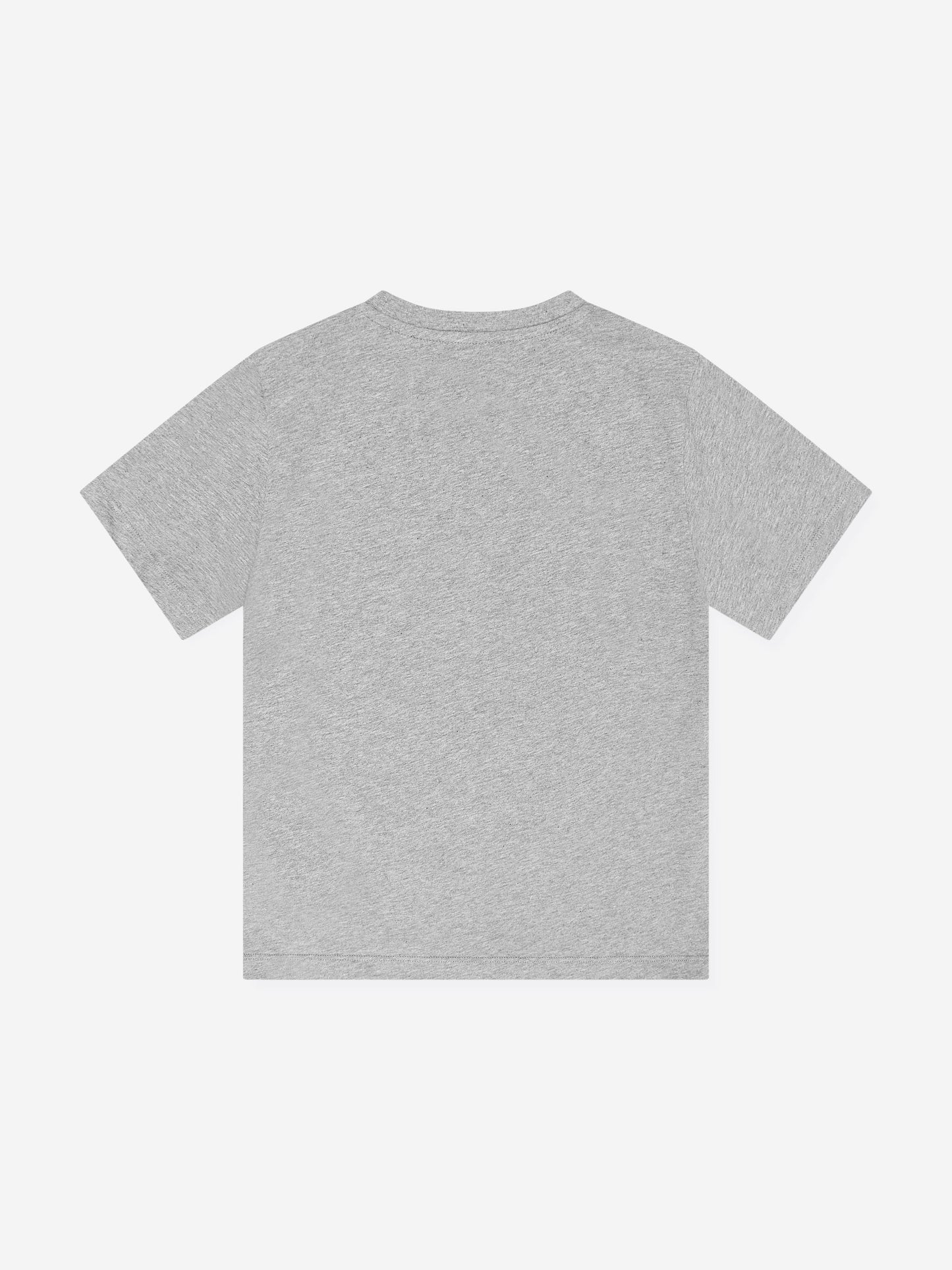 Etro 男童灰色 Crest Logo T 恤