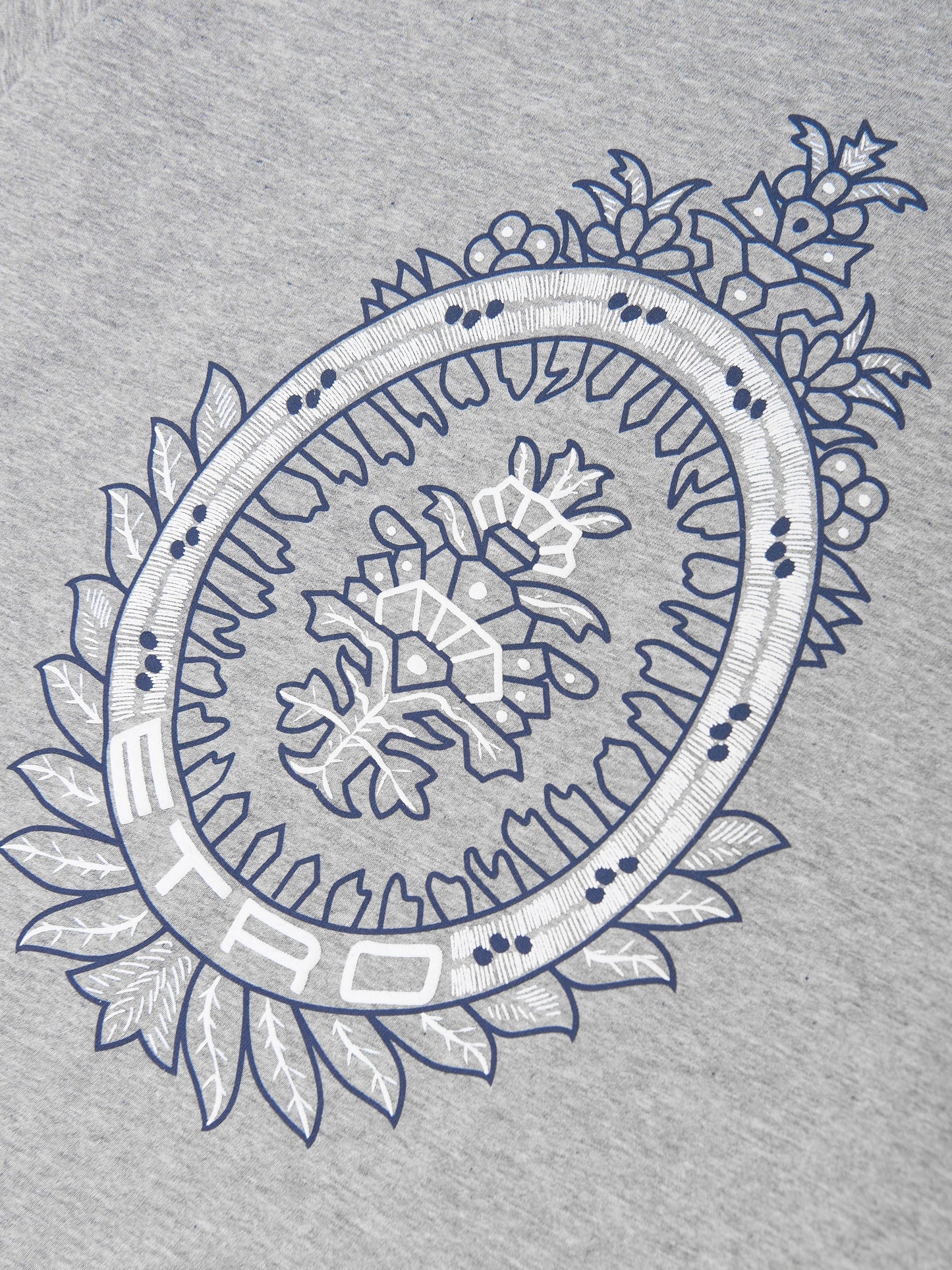 Etro 男童灰色 Crest Logo T 恤