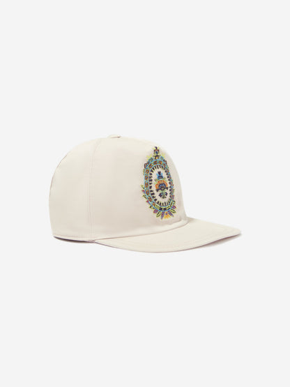 Etro Boys 米色 Crest Logo 棒球帽