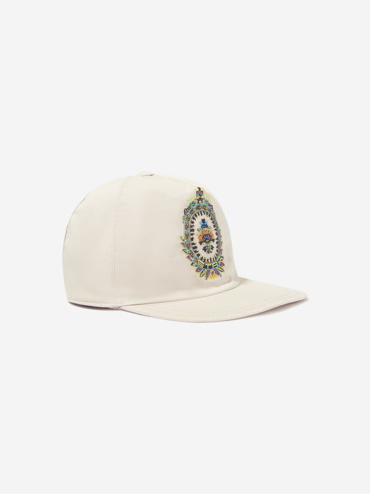 Etro Boys 米色 Crest Logo 棒球帽