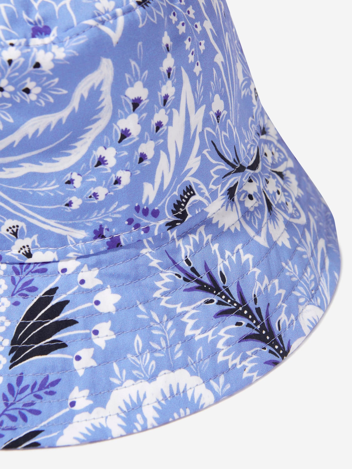 Etro Kids 蓝色花卉佩斯利帽子