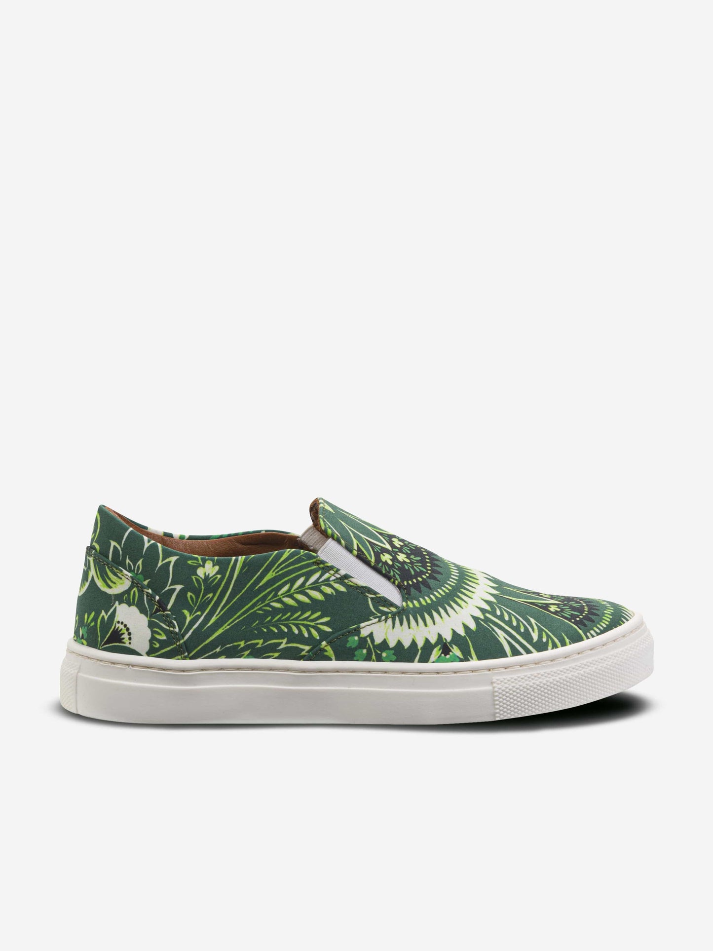 Etro Boys 绿色花卉佩斯利运动鞋