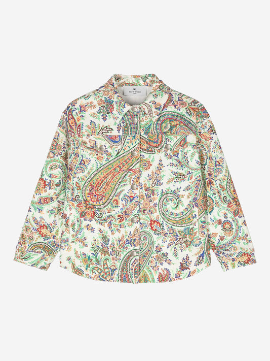 Etro 女童花卉佩斯利夹克（多色）