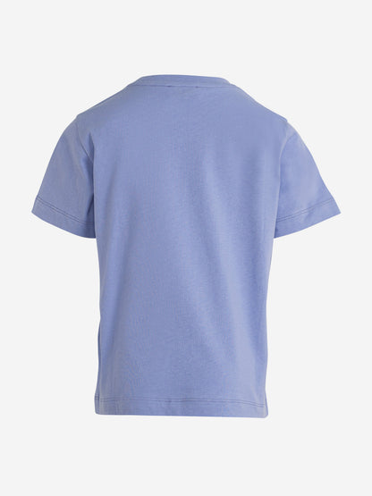Etro 女童蓝色花卉印花 T 恤
