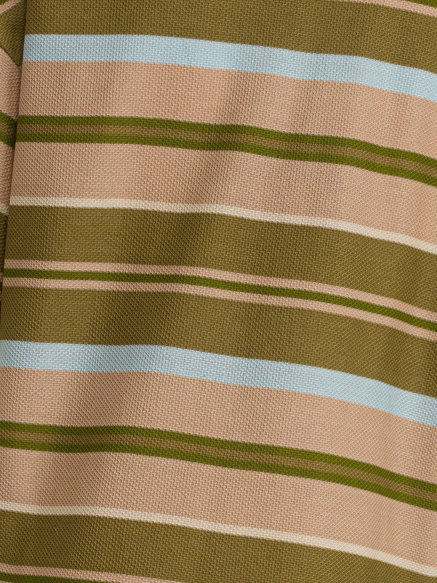 Etro 男童绿色条纹 Polo 衫