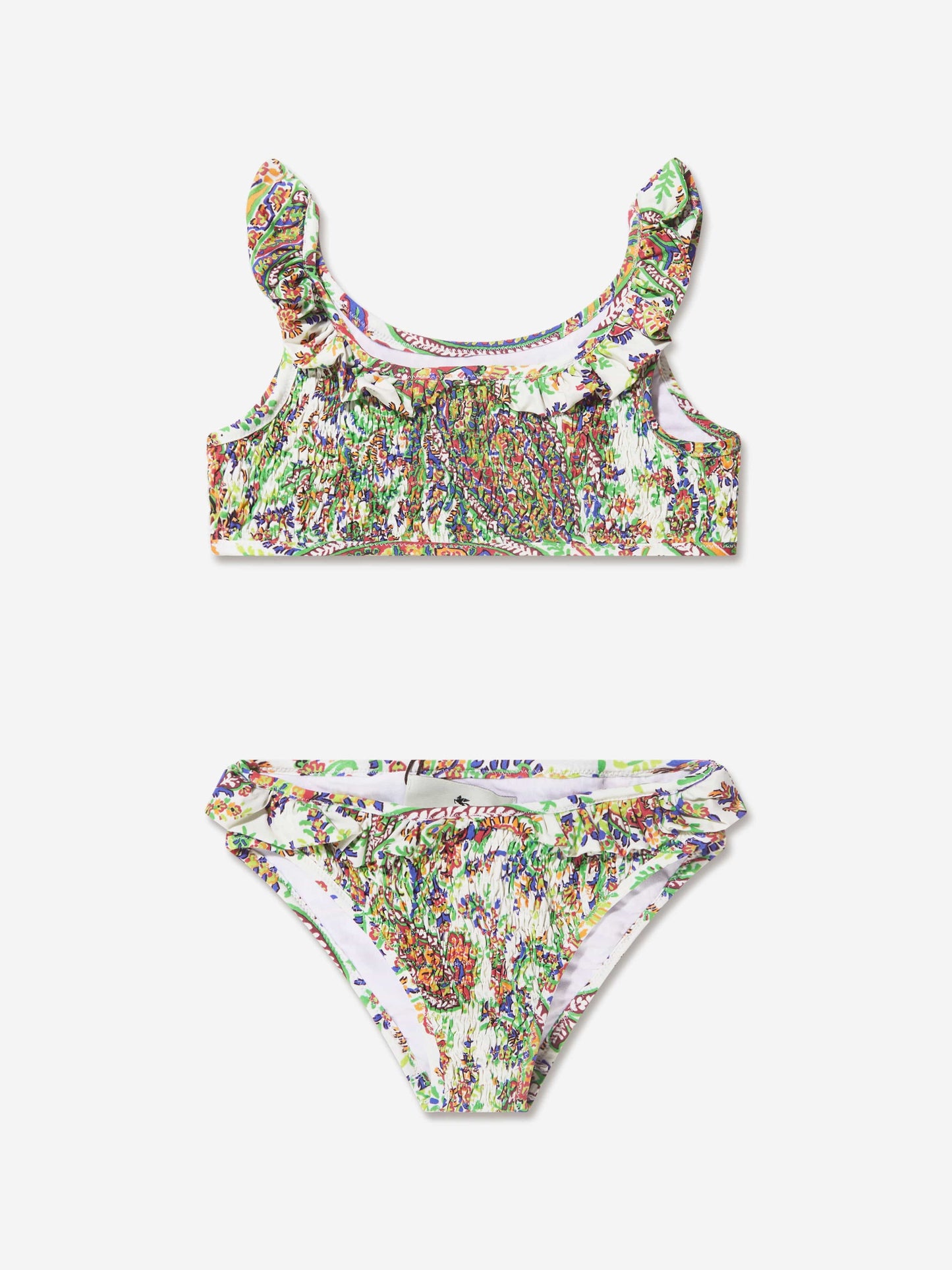 Etro 女童花卉佩斯利比基尼（多色）