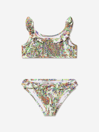 Etro 女童花卉佩斯利比基尼（多色）