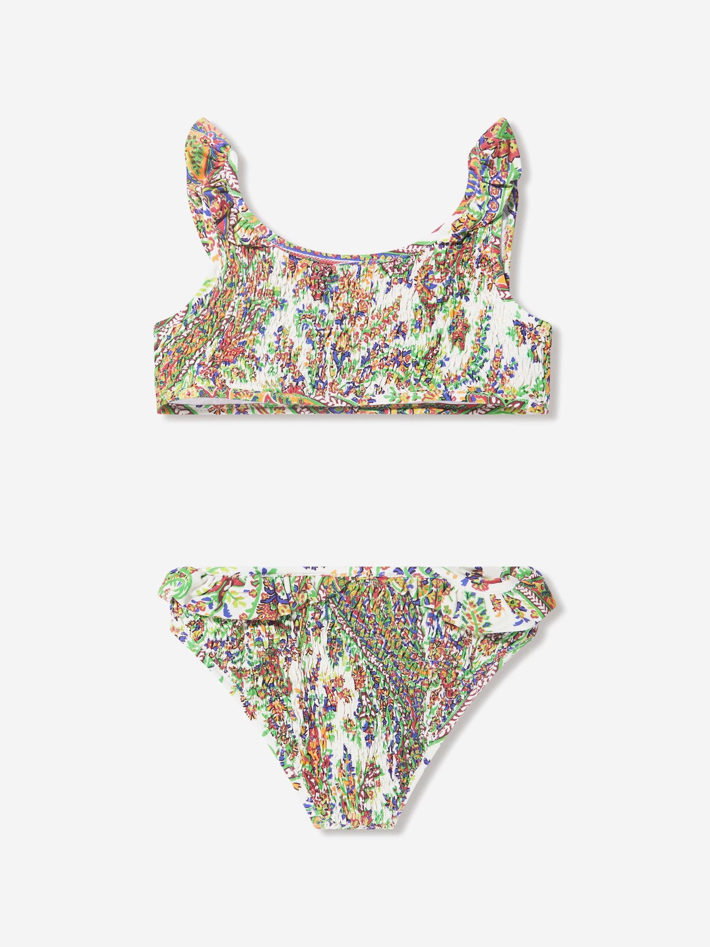 Etro 女童花卉佩斯利比基尼（多色）