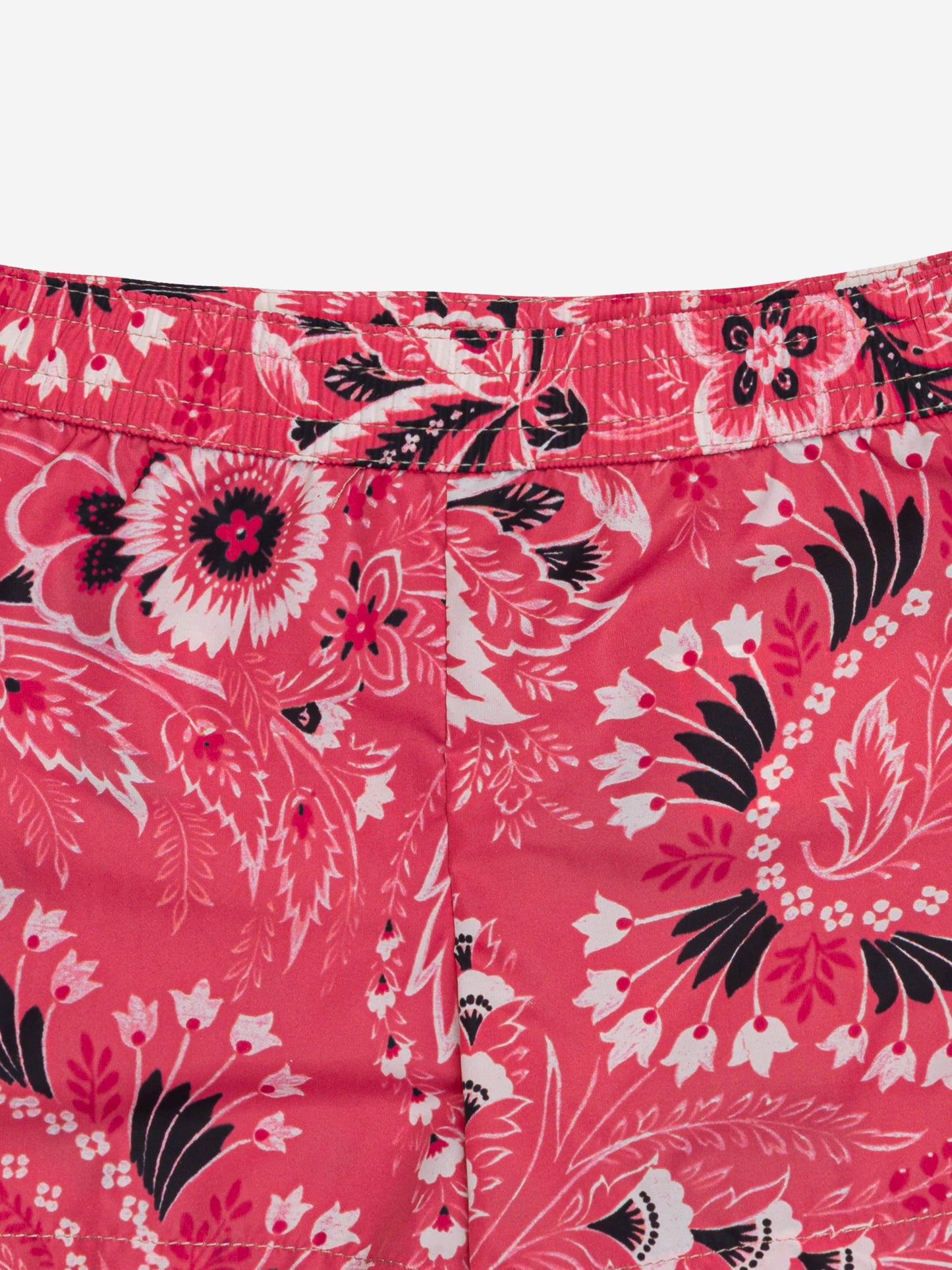 Etro 男童粉色花卉佩斯利泳裤