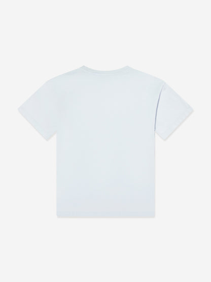 Kids Logo Print T-Shirt in Blue