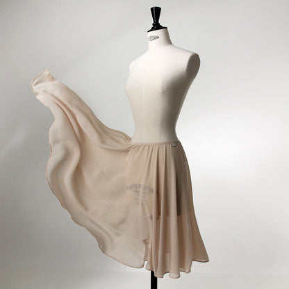 女士米色芭蕾舞短裙(Emma rehearsal skirt MIDI/NUDE BEIGE)