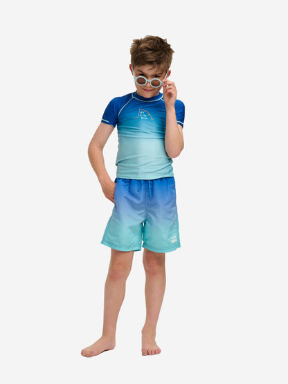 Soli Swim 男童泳裤（UPF50+）蓝色