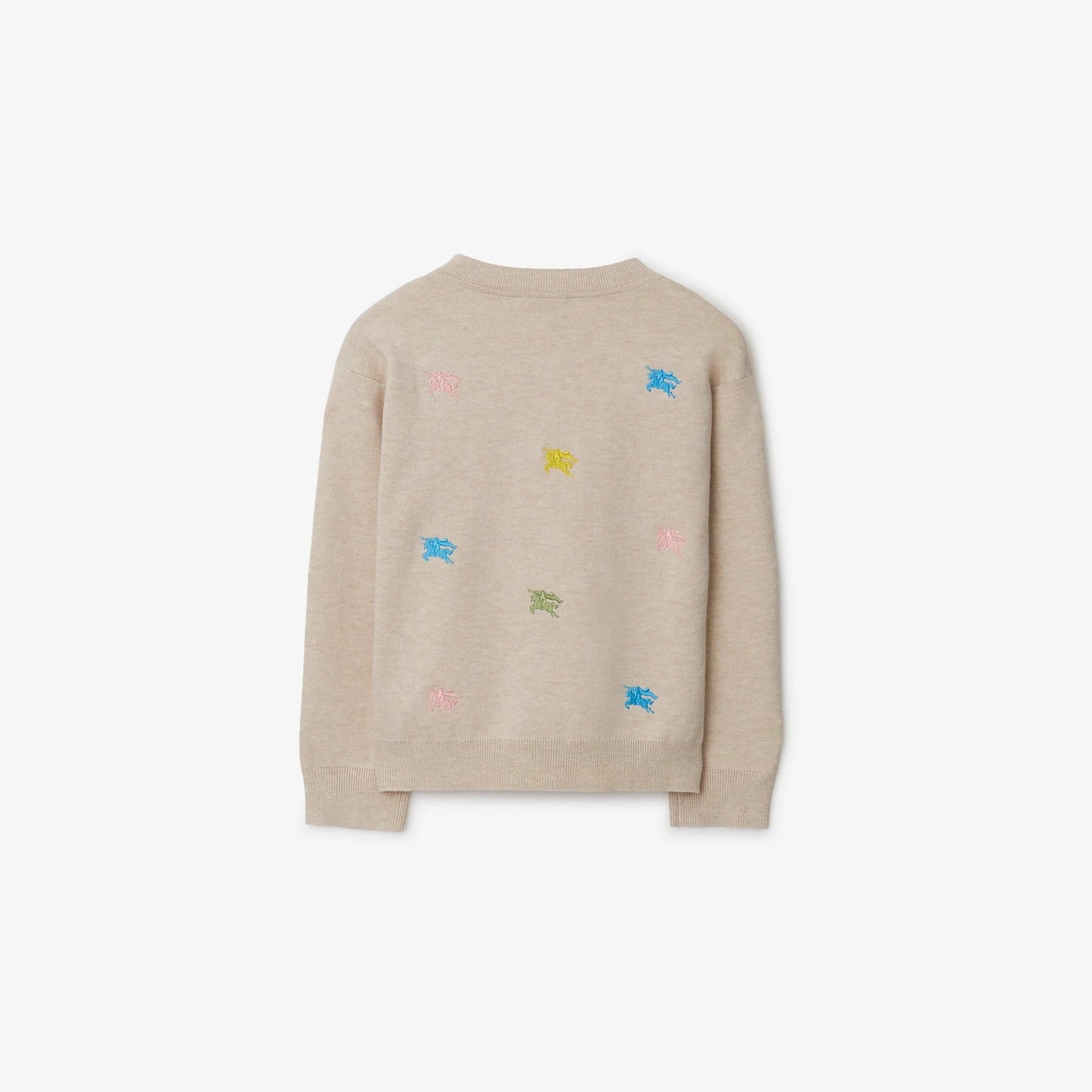 儿童米色刺绣棉开衫