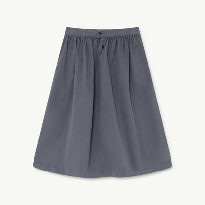 女童灰色Logo棉短裙