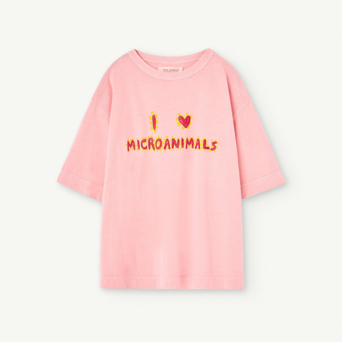 儿童粉色Logo棉T恤