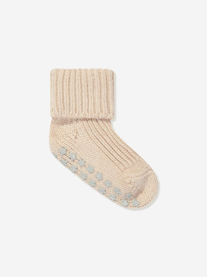 Falke Baby 棉质 Catspads 家居袜（米色）