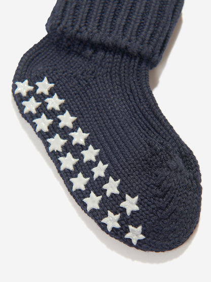 Falke Baby 棉质 Catspads 家居袜（海军蓝）