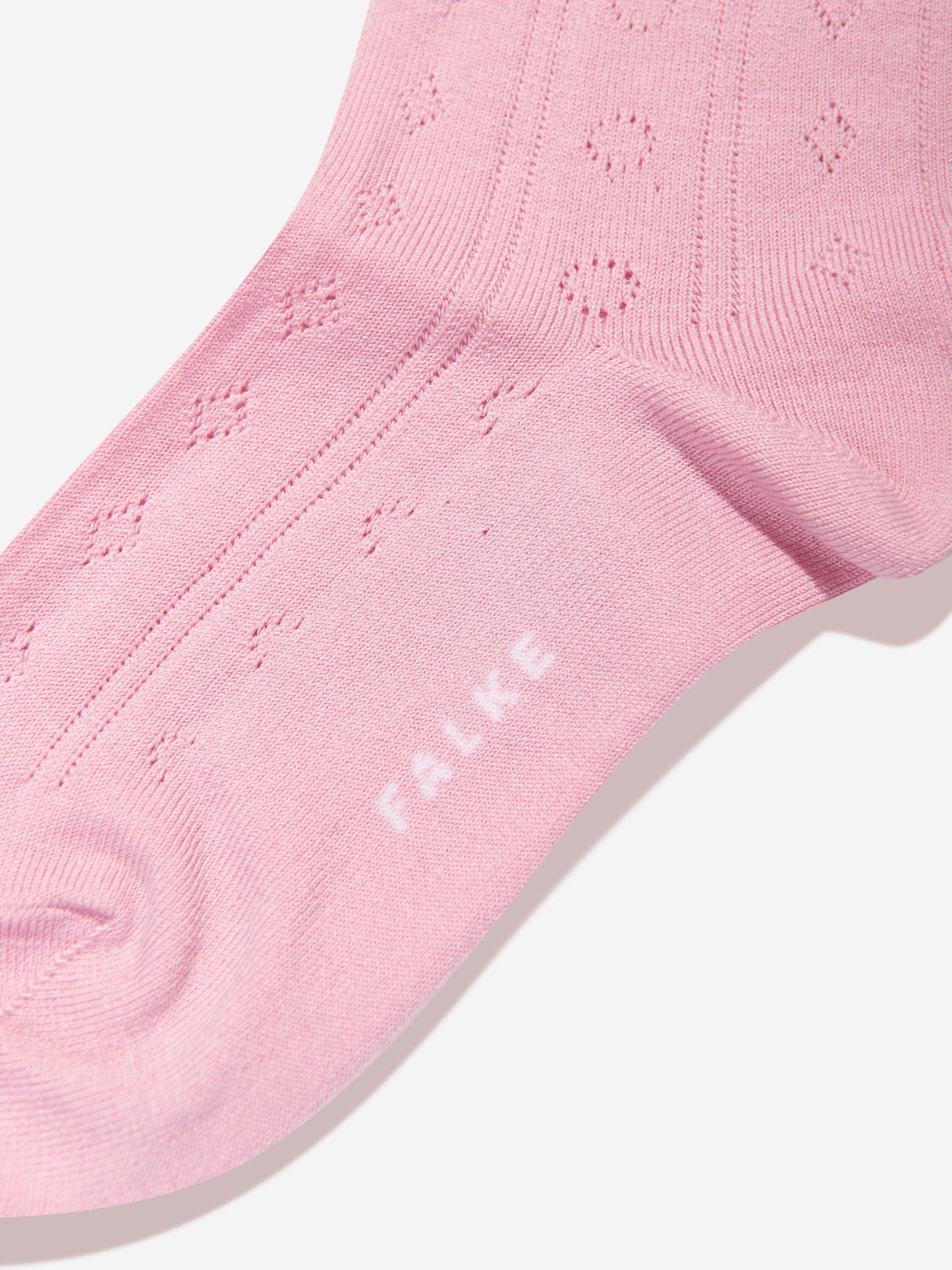 Falke 女童 Ajour 及膝袜（粉色）