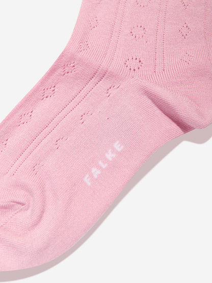 Falke 女童 Ajour 及膝袜（粉色）