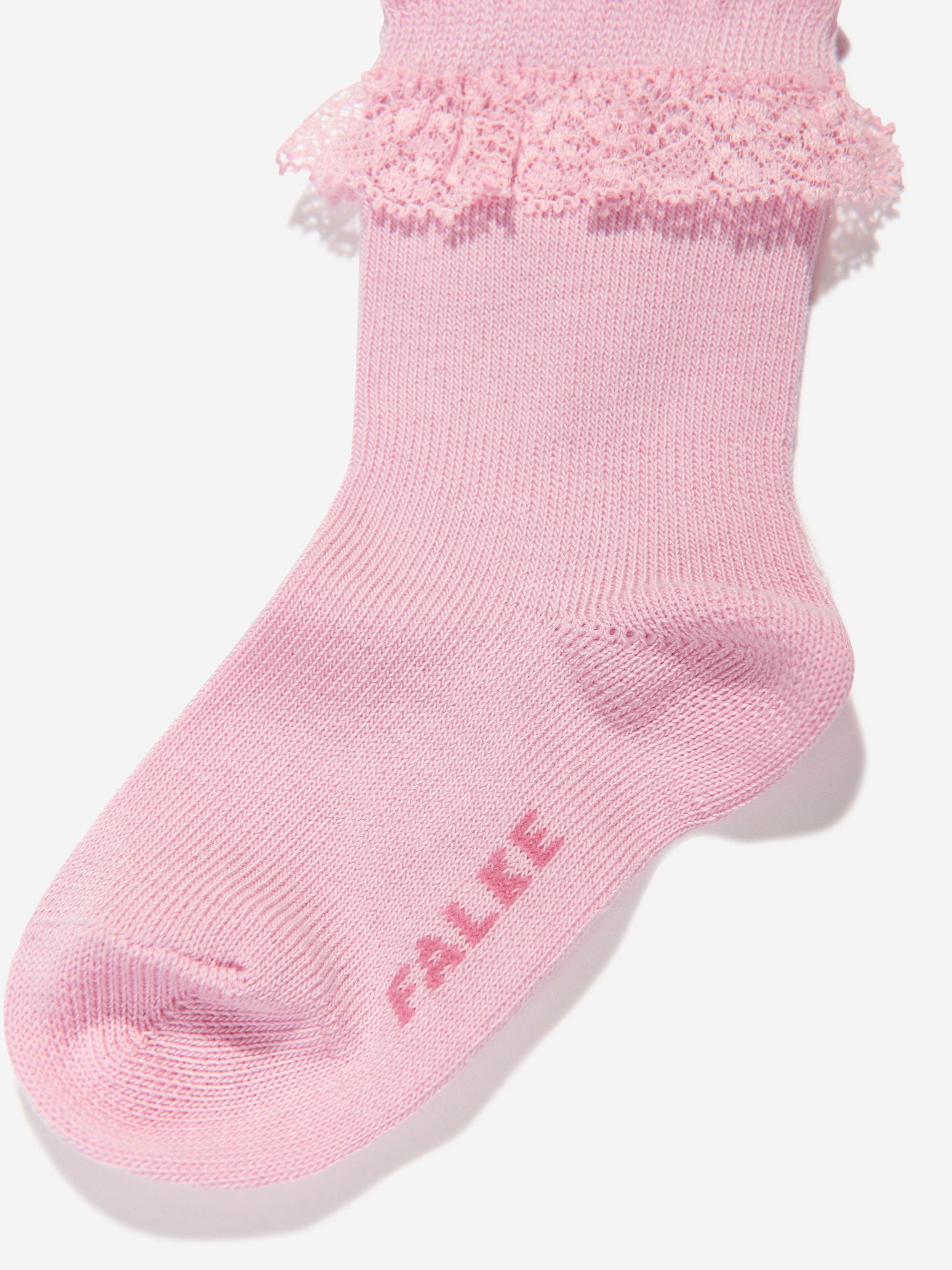 Falke 女婴浪漫蕾丝袜（粉色）