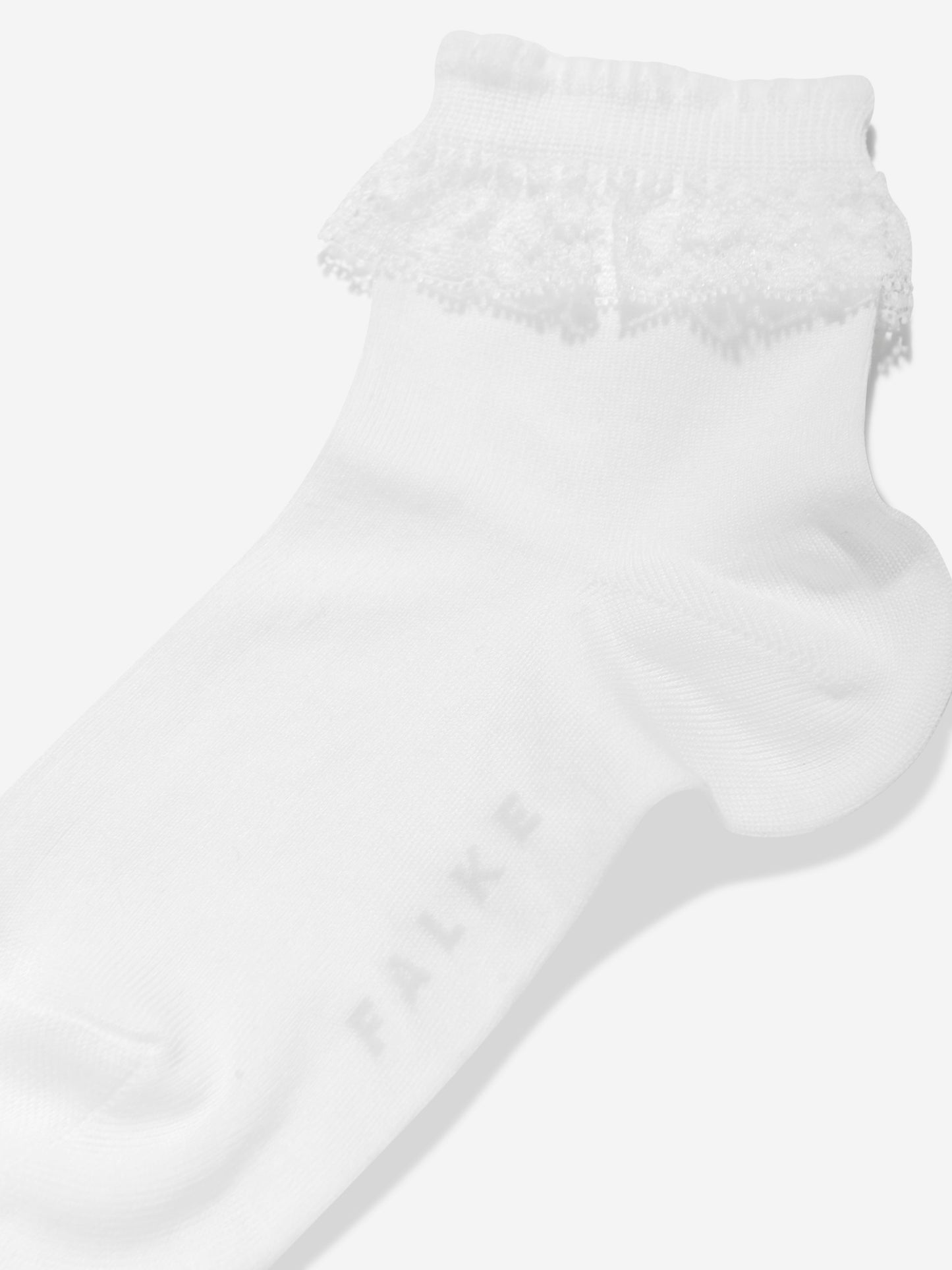 Falke 女童浪漫蕾丝袜（白色）
