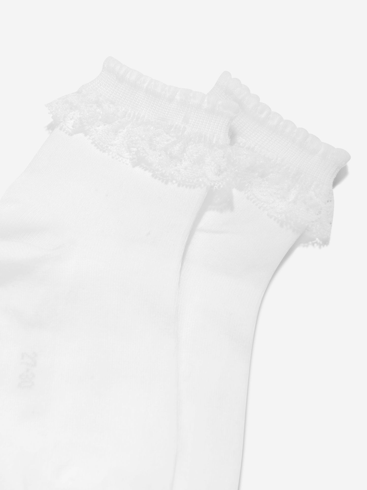 Falke 女童浪漫蕾丝袜（白色）