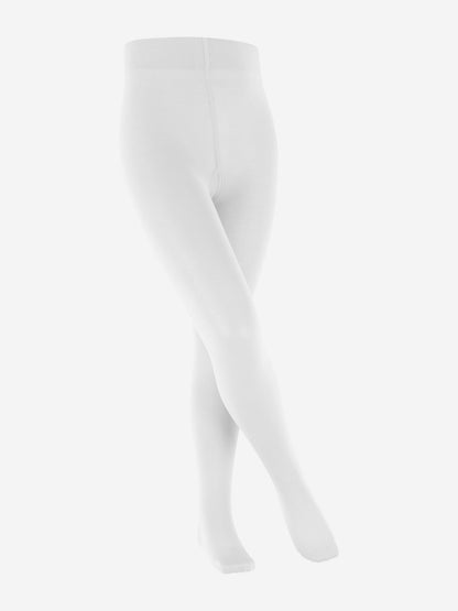 Falke 女童棉质触感紧身裤（白色）