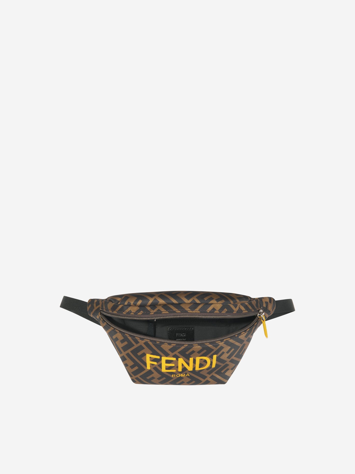 儿童棕色 FF 徽标腰包